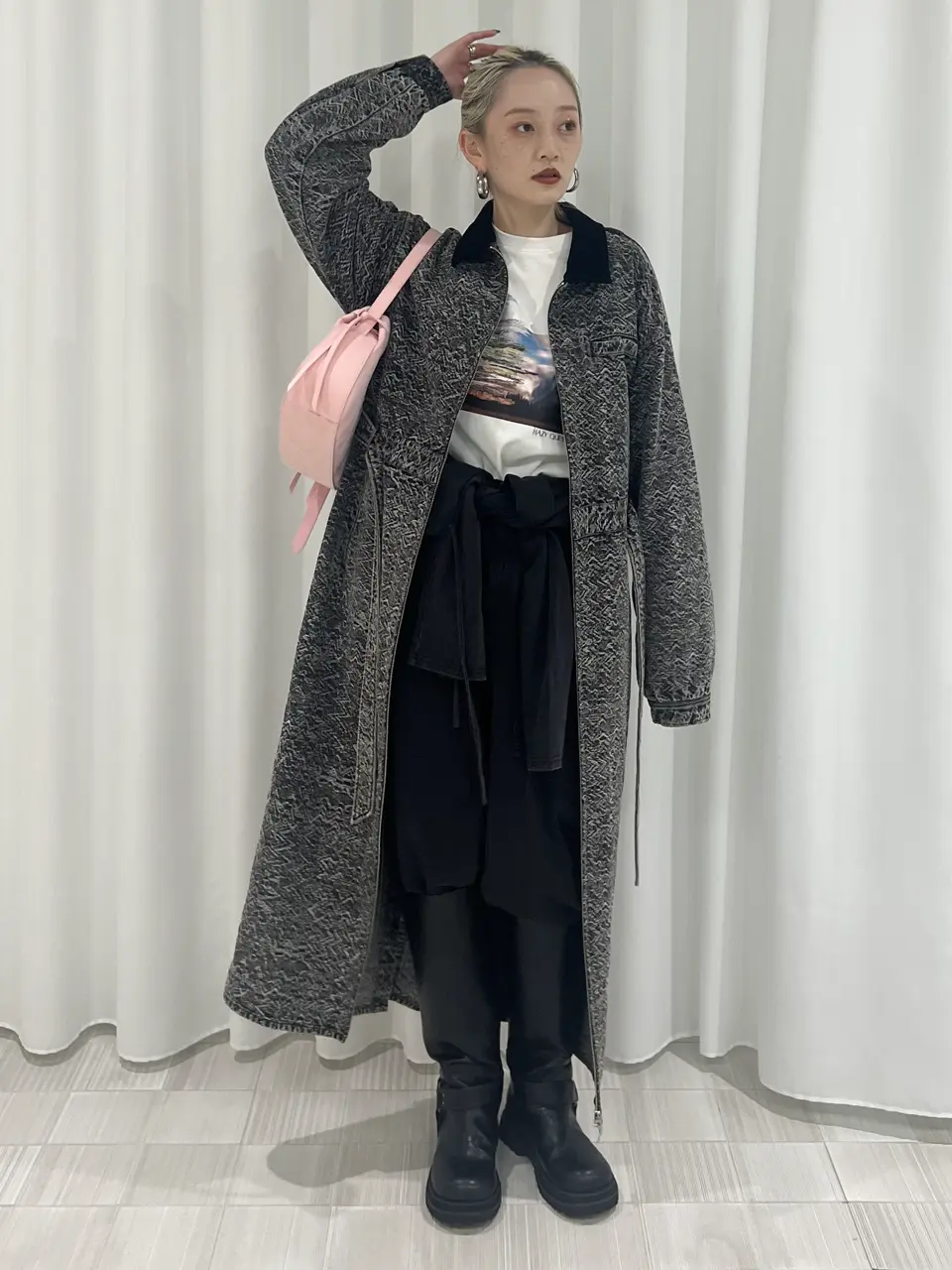 アメリヴィンテージ スナップボタンニットセットアップ Ameri VINTAGE - amerivintage スナップボタンニット セットアップ