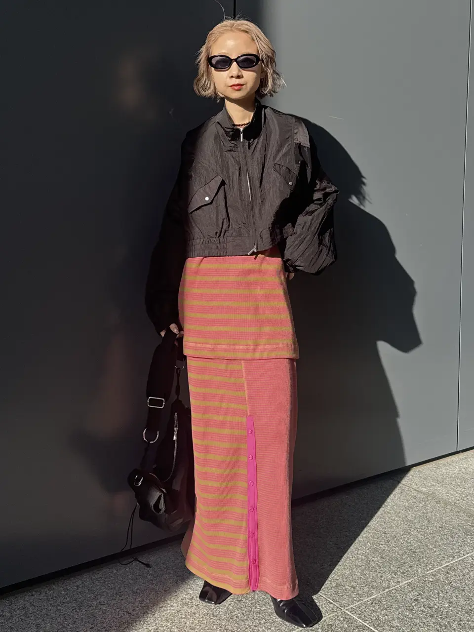 MILLER×Ameri 2WAY WAFFLE SKIRT