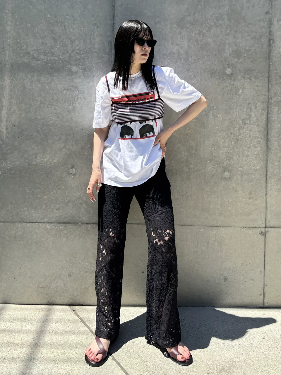 THE BEATLES × Ameri PRINT OVER TEE