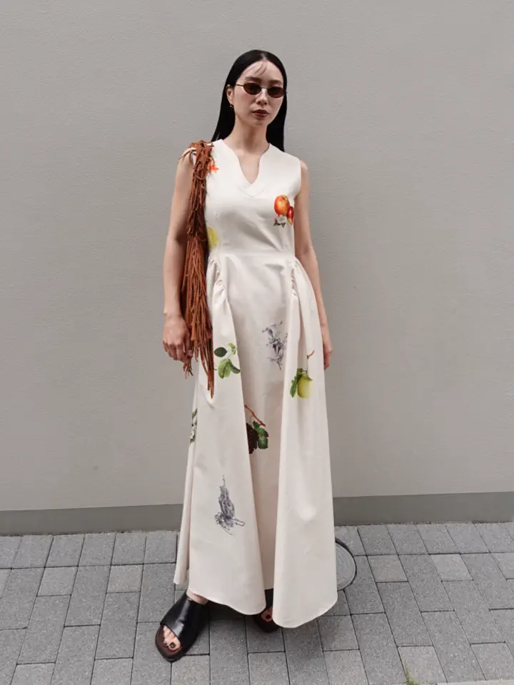 ELEANOR LINEN LIKE DRESS