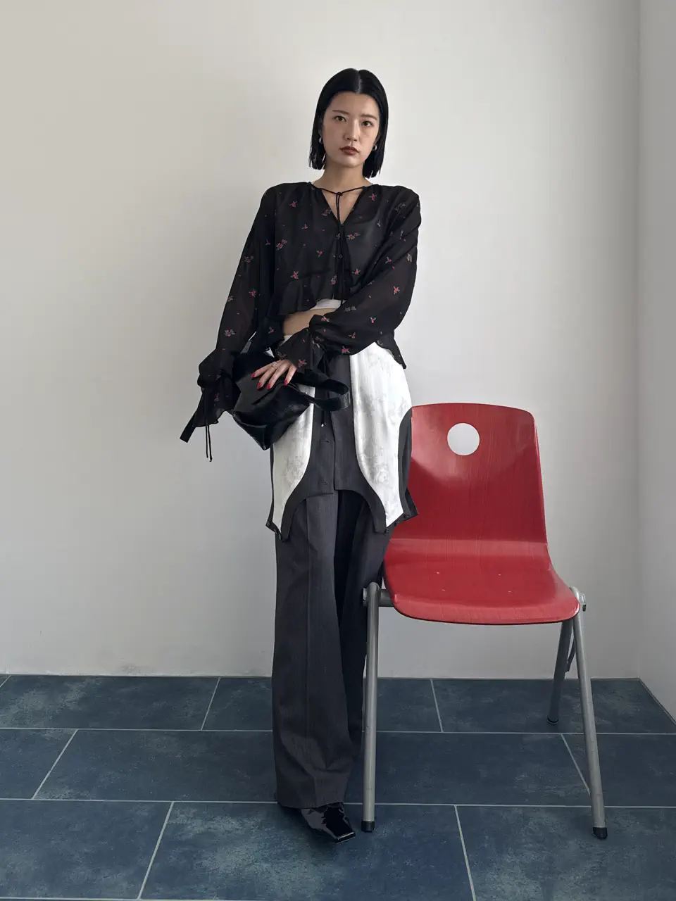 CHRISTINE EMBROIDERY BLOUSE