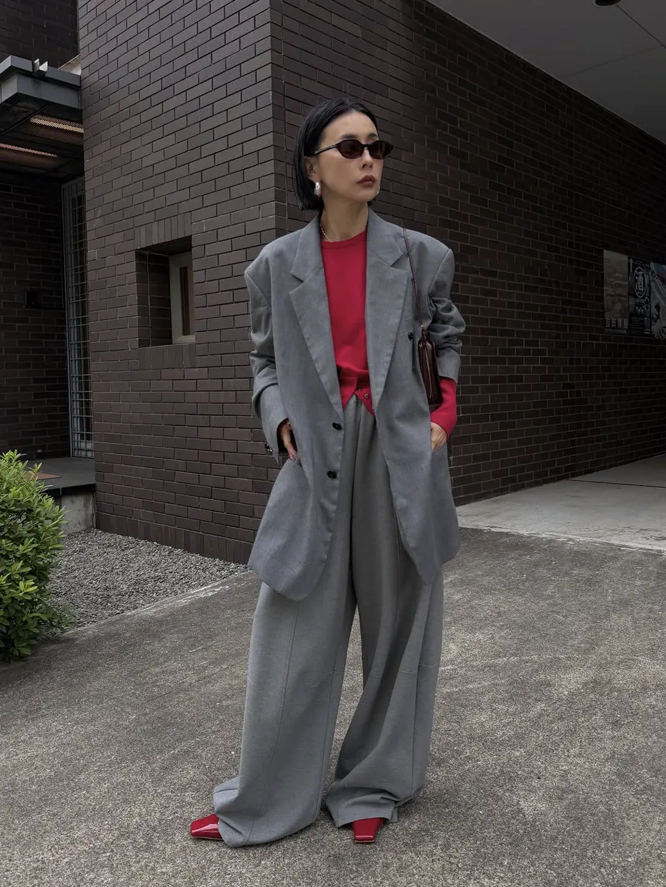 DEFORMATION TACK HOUNDSTOOTH JACKET
