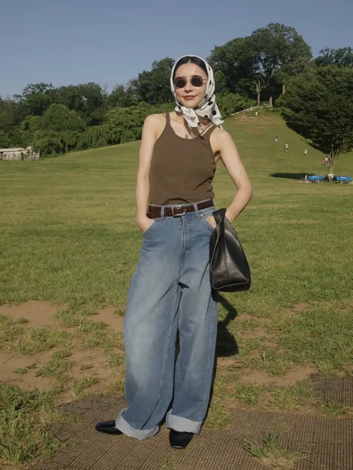 Wrangler×Ameri CURVE DENIM PANTS