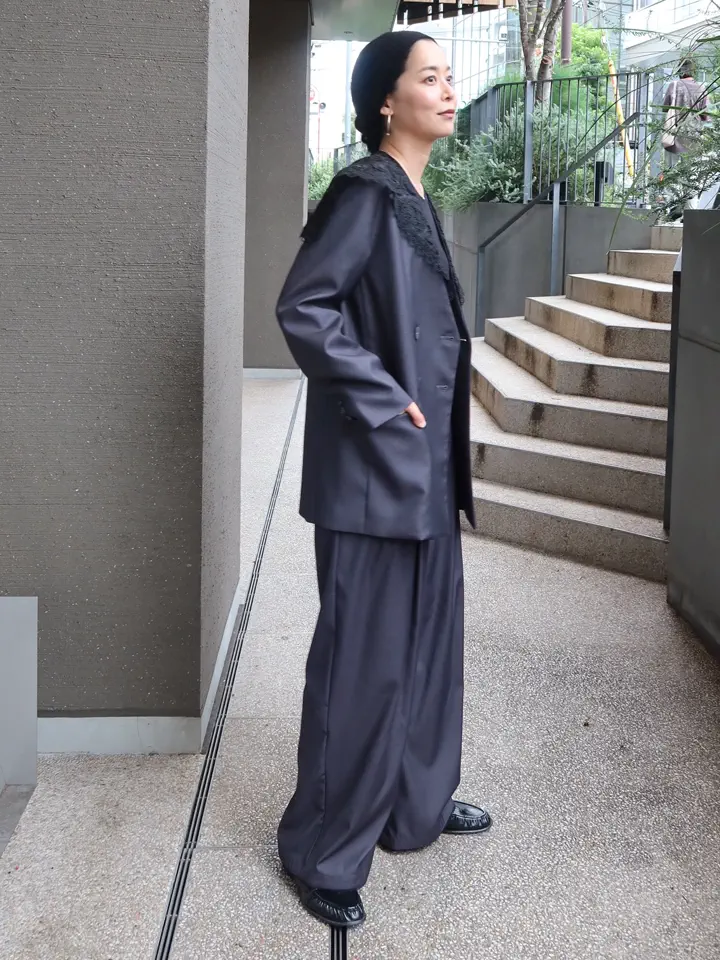 PETIT LACE VOLUME PANTS