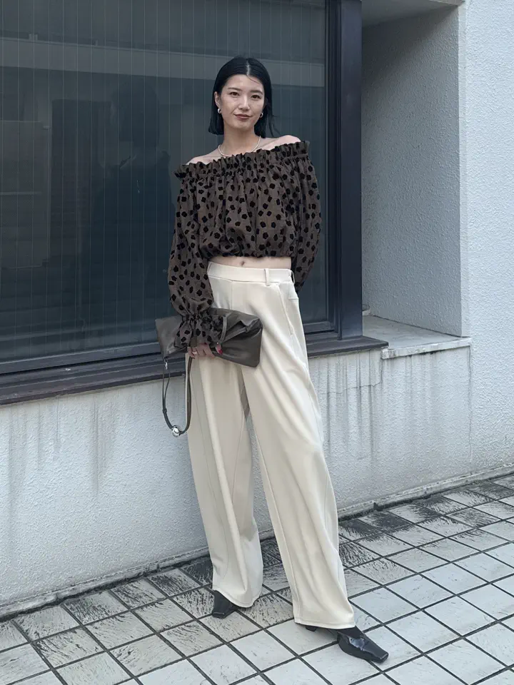 FLOCKY FROWER 2WAY OFF SHOULDER TOP