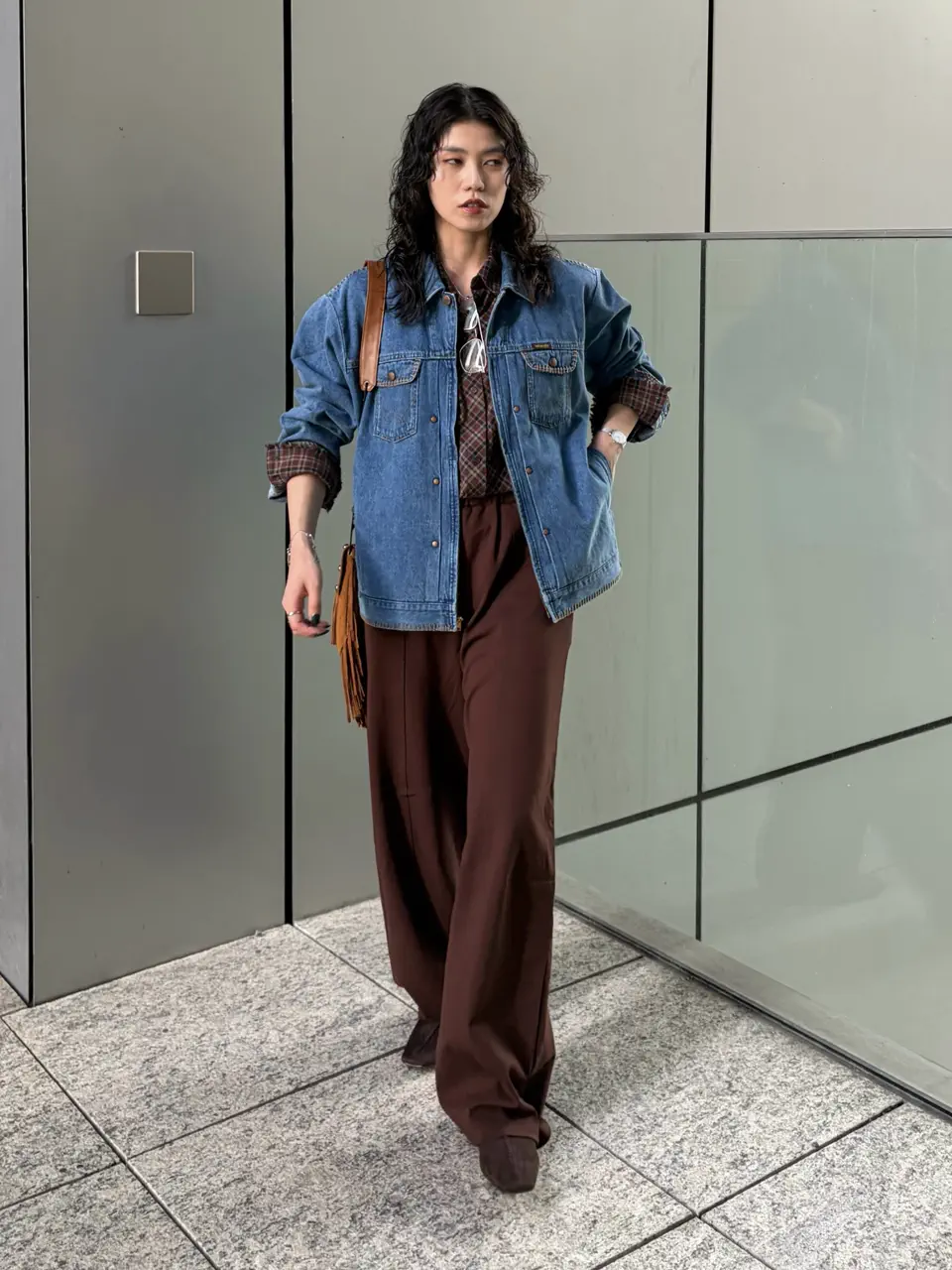 Wrangler×Ameri BLANKET STITCH DENIM JACKET