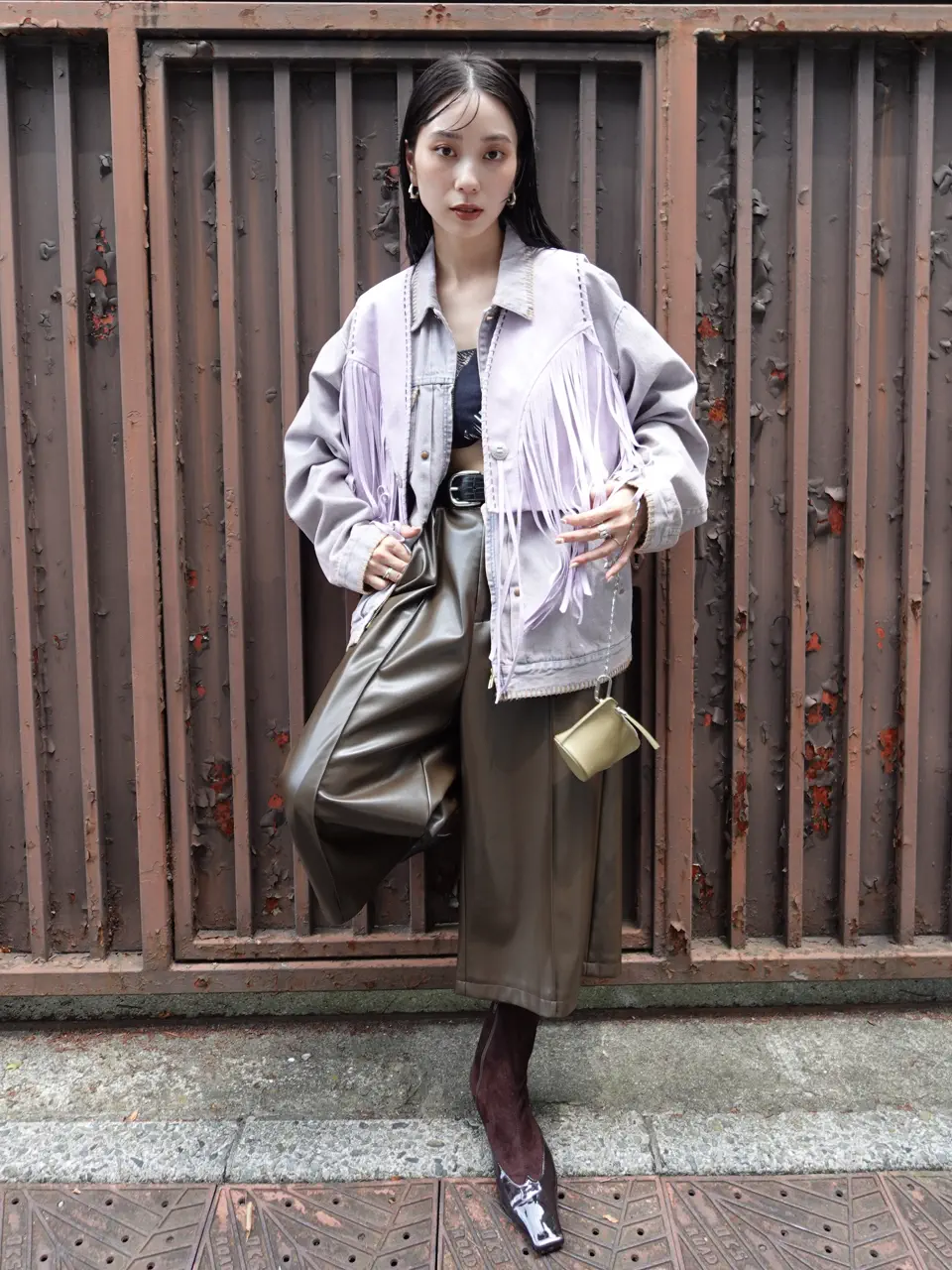 Wrangler×Ameri BLANKET STITCH DENIM JACKET