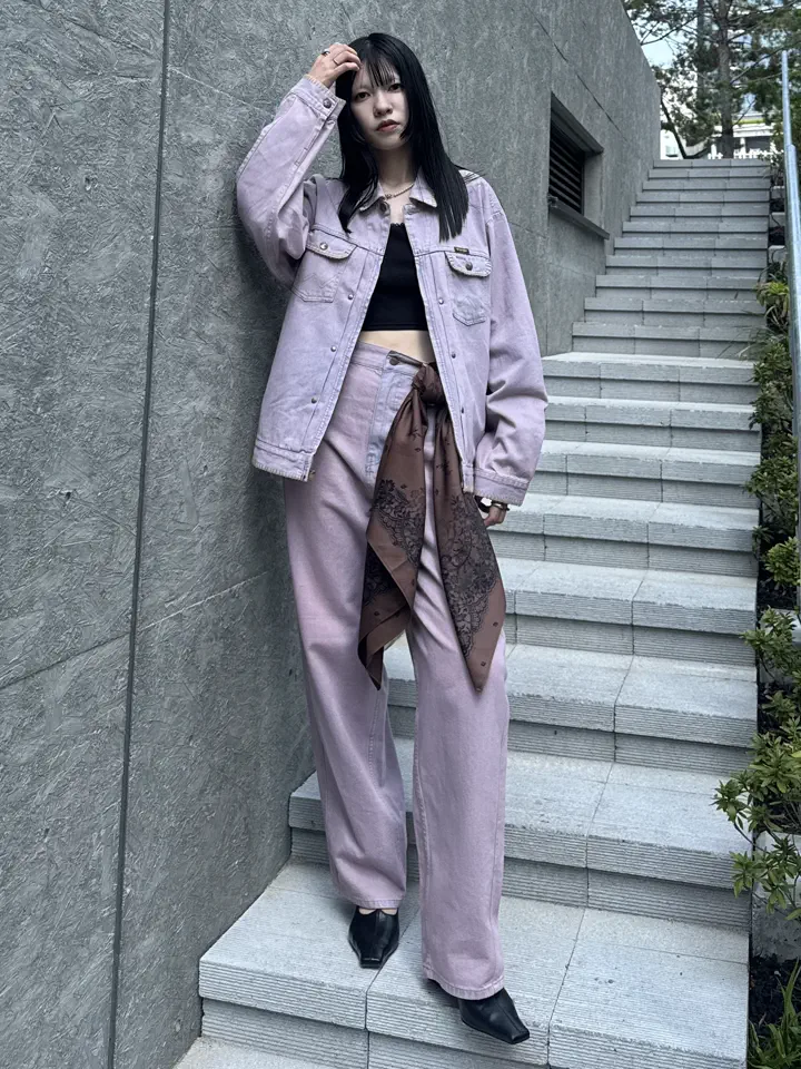 Wrangler×Ameri BLANKET STITCH DENIM JACKET