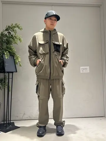 フィールド レインジャケット Angler Collection オリーブ