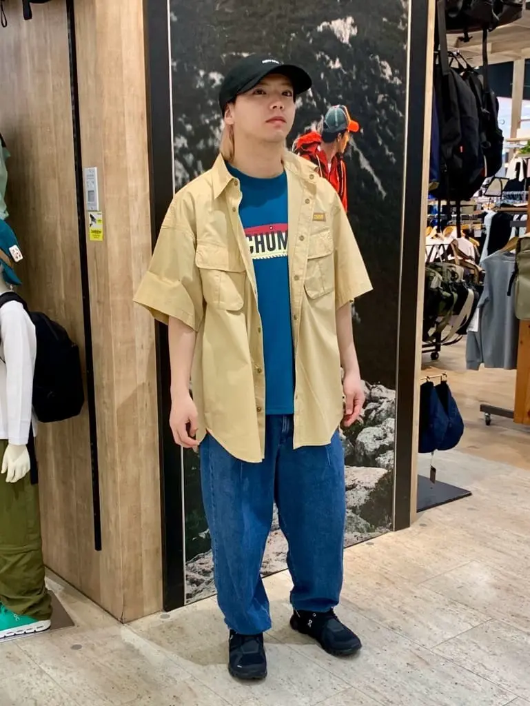 チャムス CHUMS レイトンオーバーサイズドショートスリーブ