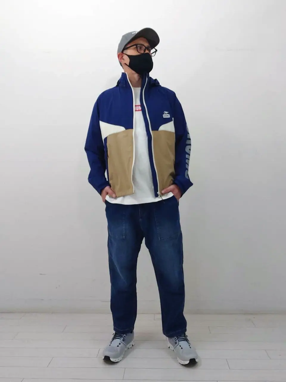 新品　CHUMS CX-Xコラボ　ナイロンジャケット 130313-5-