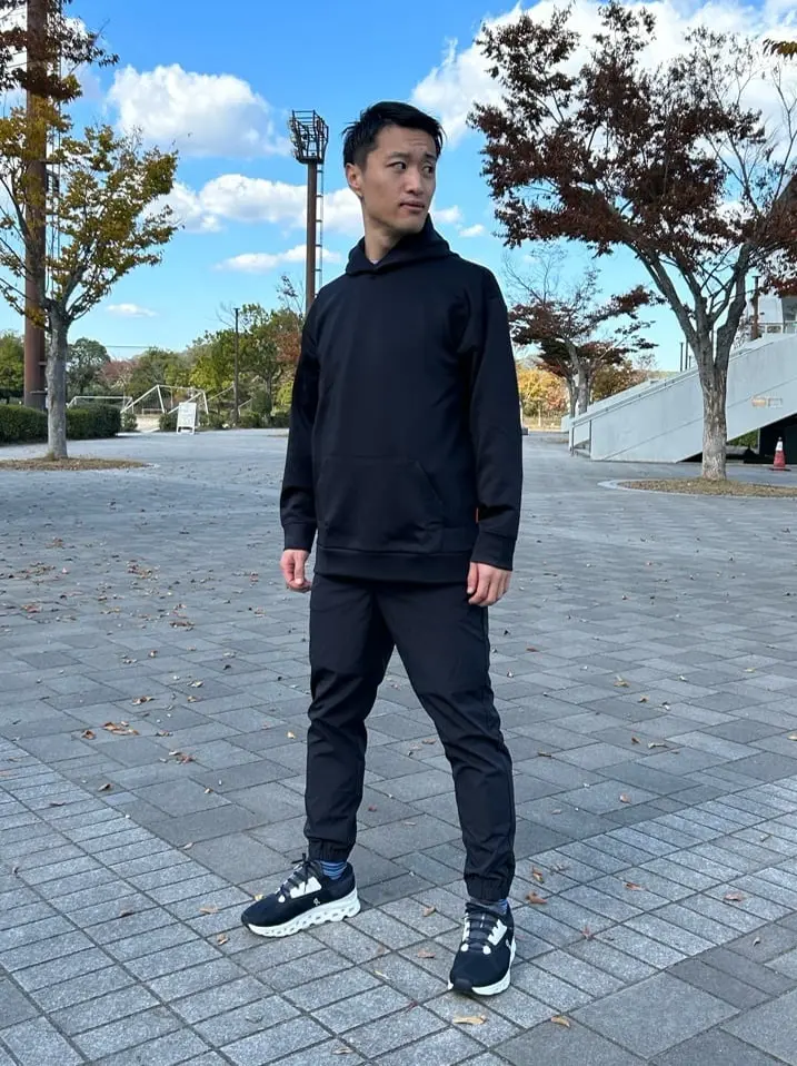 パーカー プルオーバー フーディ ドロップショルダー メンズ