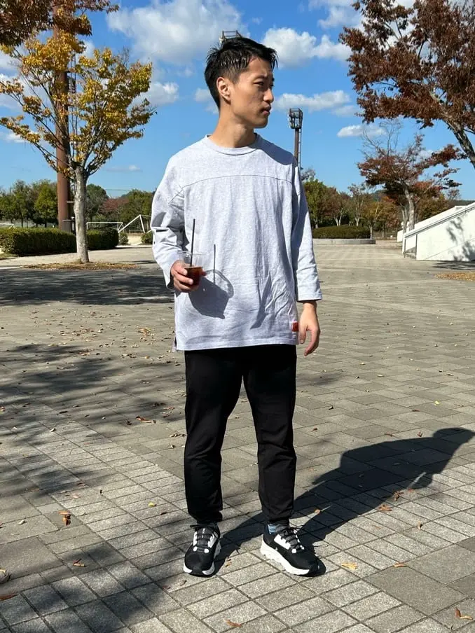 UNIQ ユニク スンヨン着用 Tシャツ Tシャツ メンズ レディース ユニセックス 七分袖スリーブBIGT