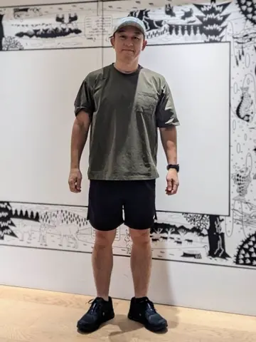 ブルーノ　5WAYフォールディングファン　ライトブルー・グレージュ　2個セット ブルーノ 5WAYフォールディングファン ライトブルー・グレージュ