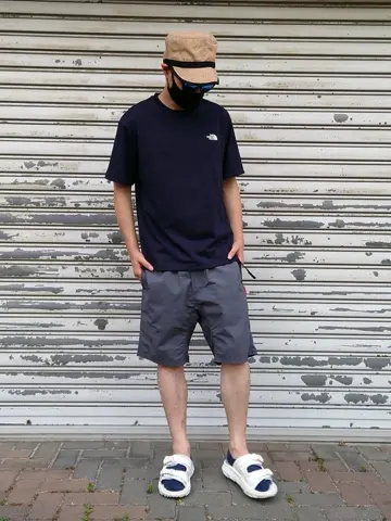 ナイキ×ノクタ　ナイロン　ストレッチ　ハーフパンツ　カーキ NIKE ナイキ 水着 海パン トランクス サーフパンツ メンズ 水陸