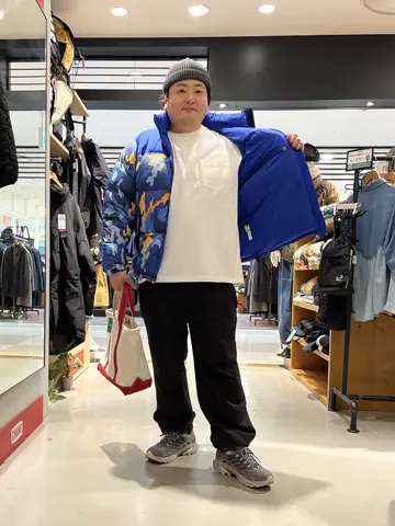【定価3.8万】ザノースフェイス　ダウンジャケット　ヌプシ　ブルー　M THE NORTH FACE ダウンコート ダウンジャケット FACE/ザ・ノース