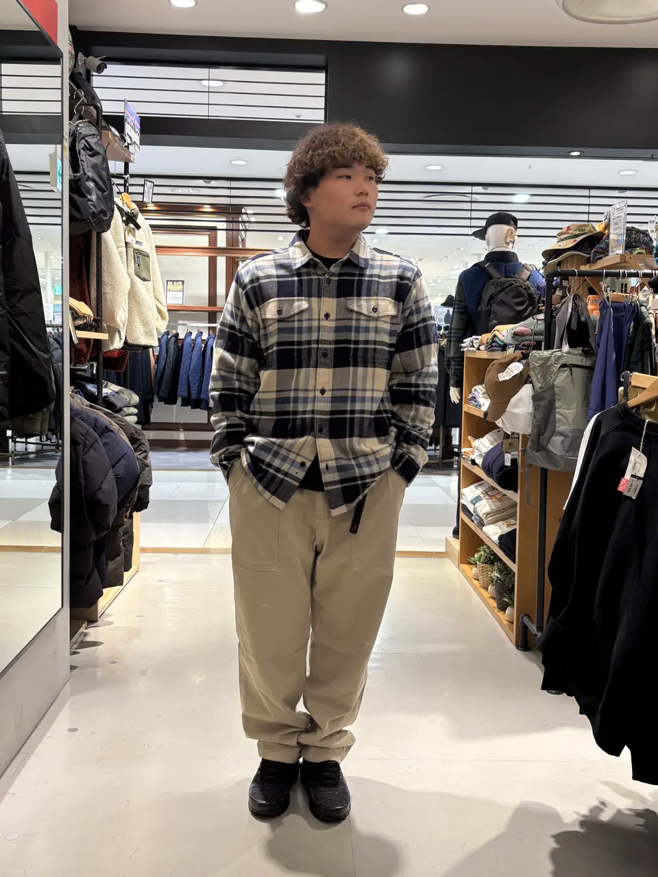 パタゴニア ロングスリーブ・ライトウェイト・フィヨルド・フランネル