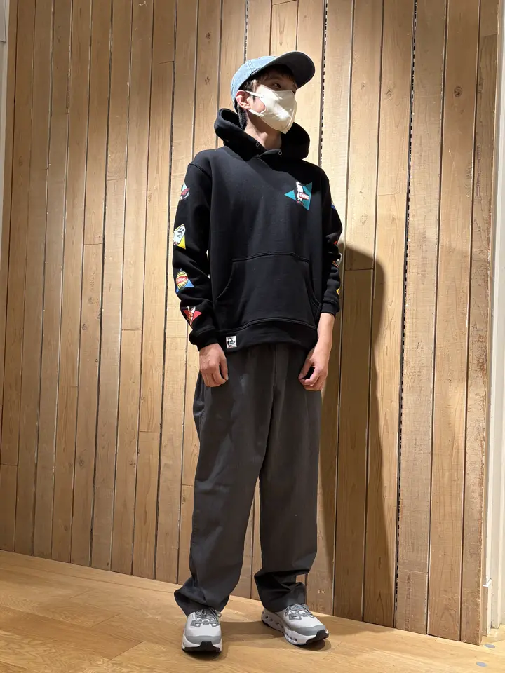 チャムス かせきさいだぁアラカルト2プルオーバーパーカー CHUMS CH00