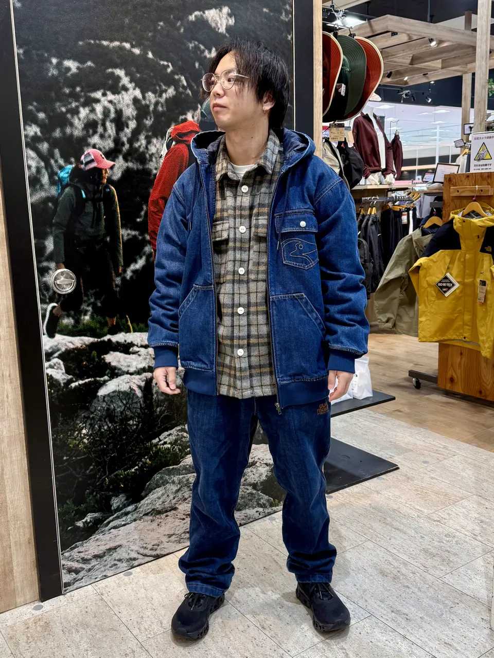 チャムス CHUMS ウォームデニムパーカー メンズ レディース ユニ