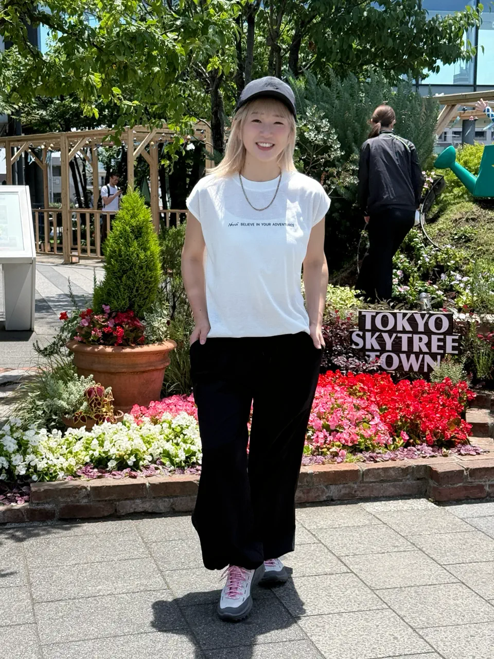 ナンガ ドライミックス タグラインフレンチスリーブTシャツ カジュアル