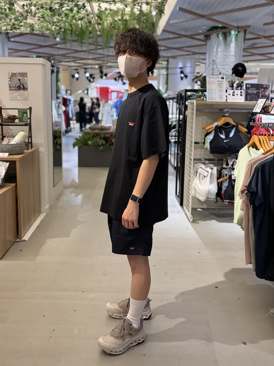 ナンガ エコハイブリッド ボックスロゴ エンブロイダリー ティー T
