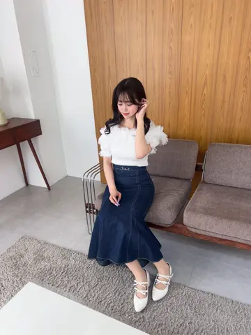 evelyn ビットマーメイドスカート インディゴ ビットマーメイドSK｜evelyn（エブリン）公式通販サイト