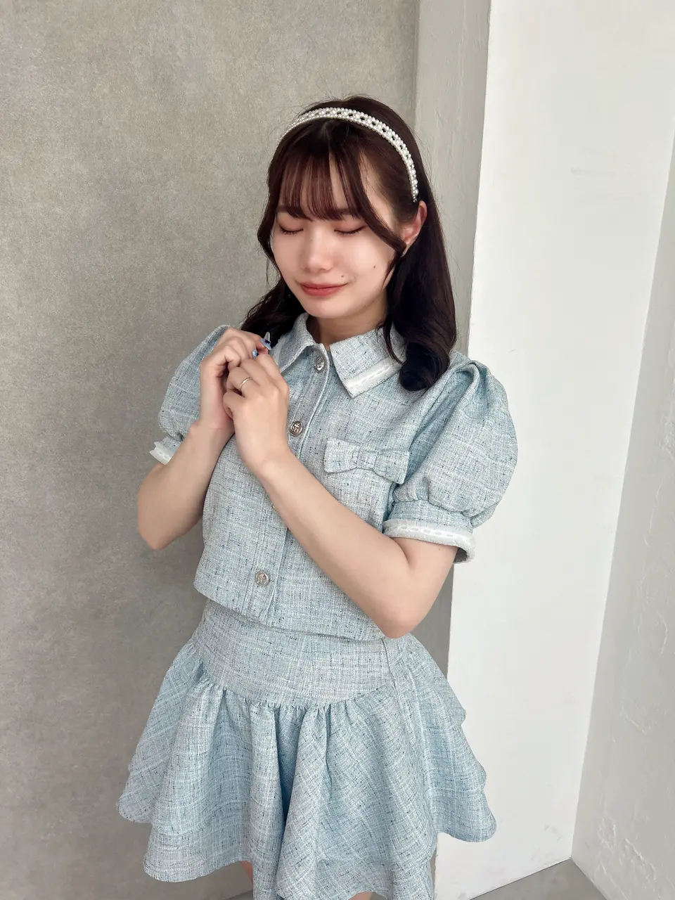 evelyn エブリン リボンツイード ツイードリボンミニOP｜evelyn（エブリン）公式通販サイト