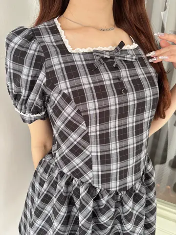 スクエアネックフレアワンピース｜evelyn（エブリン）公式通販サイト