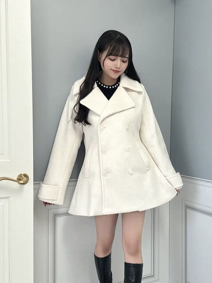 evelyn シャギービッグカラーPコート シャギービッグカラーPコート｜evelyn（エブリン）公式通販サイト