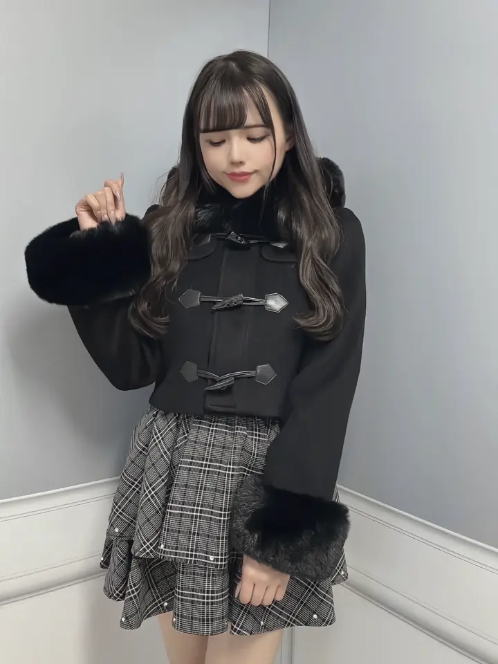 本日のみ出品！YENN イエン　 ダブルフェイス ピーコート 送料無料】 yenn(イエン) DOUBLE FACE PEA COAT CHARCOAL