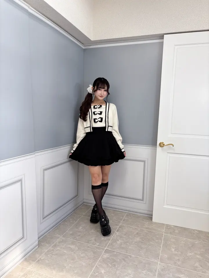 evelyn ダブルフリルSK ブラック 新品 ダブルフリルスカート｜evelyn（エブリン）公式通販サイト