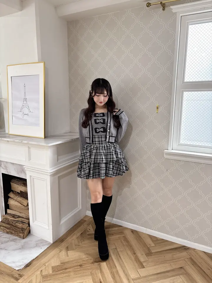 リボンキャミカーデセット｜evelyn（エブリン）公式通販サイト