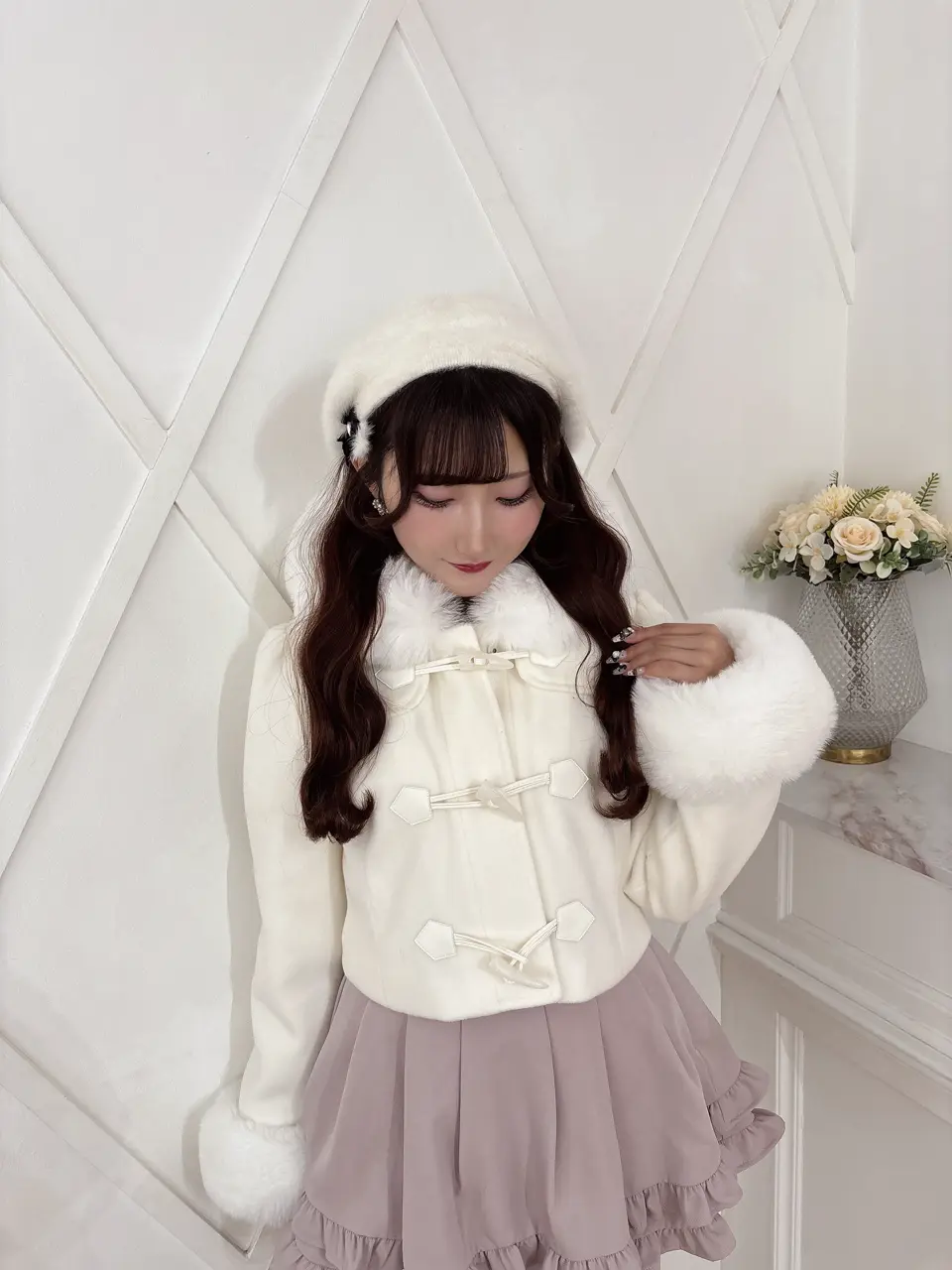 evelyn ホワイト ダッフルコート ショートダッフルコート｜evelyn（エブリン）公式通販サイト