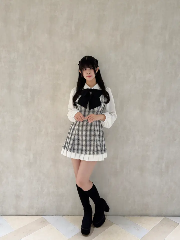 ツイードリボンワンピース｜evelyn（エブリン）公式通販サイト