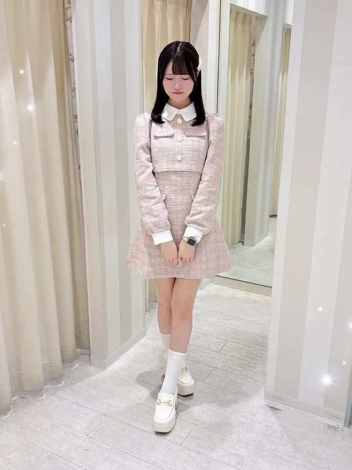 ツイードミニフレアワンピース｜evelyn（エブリン）公式通販サイト