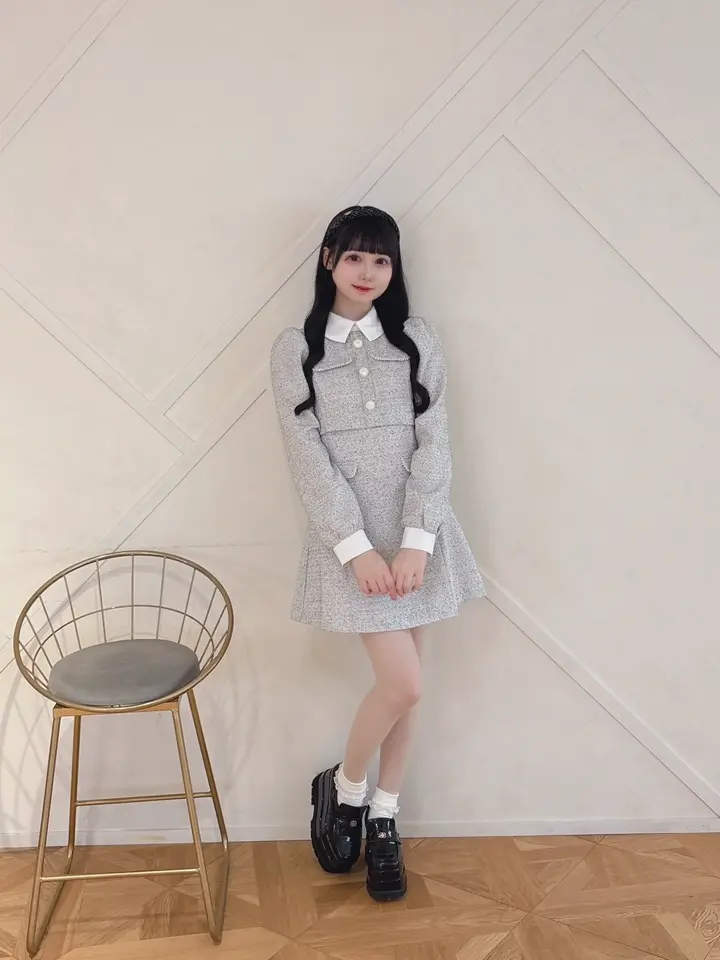 ツイードミニフレアワンピース｜evelyn（エブリン）公式通販サイト