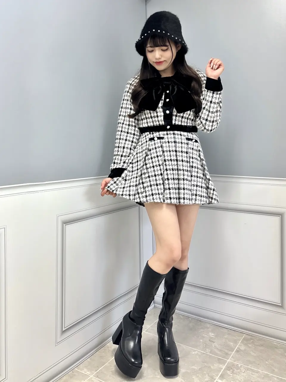 evelyn チャックジャケットセットOP ビッグリボンジャケットセット｜evelyn（エブリン）公式通販サイト