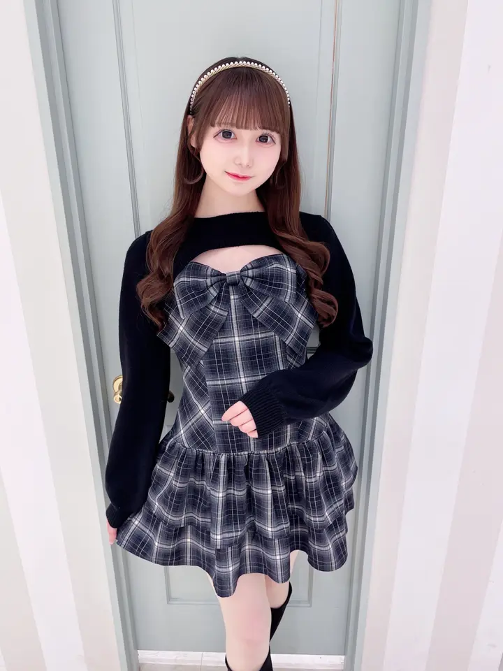 evelyn リボンボレロ　ワンピース　ブラック10/27〆 リボンボレロワンピース｜evelyn（エブリン）公式通販サイト