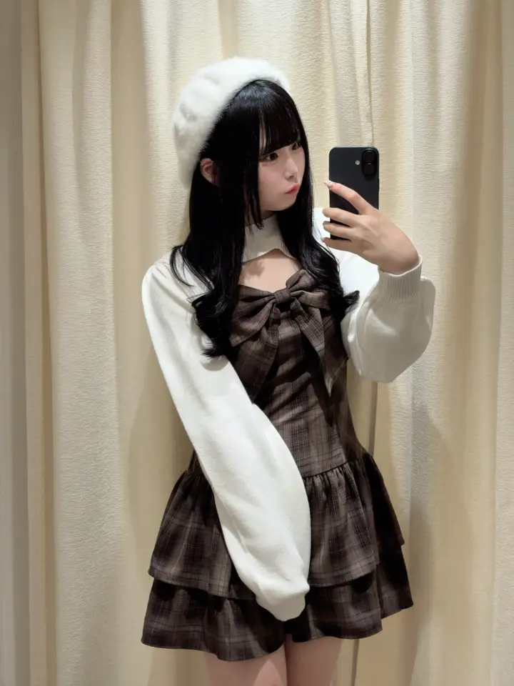 evelyn リボンボレロワンピース　ブラック　完売品 リボンボレロワンピース｜evelyn（エブリン）公式通販サイト