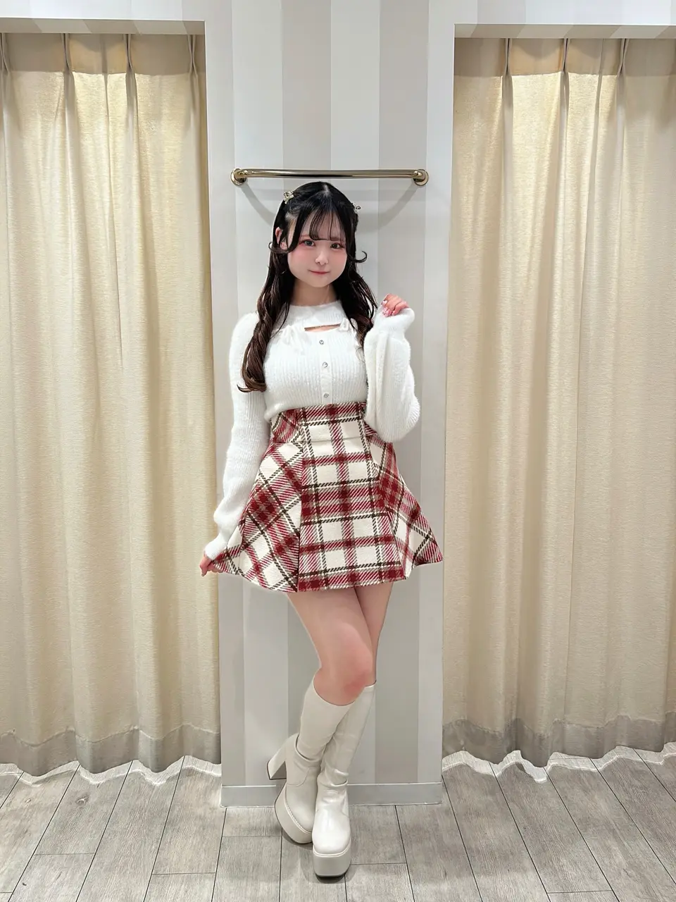 チェックボックスミニスカート｜evelyn（エブリン）公式通販サイト