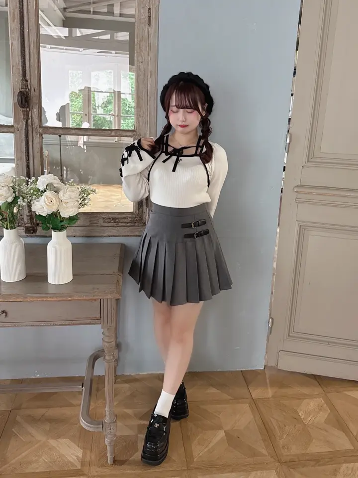 エブリン evelyn ７分丈 チェックボックスミニスカート｜evelyn（エブリン）公式通販サイト