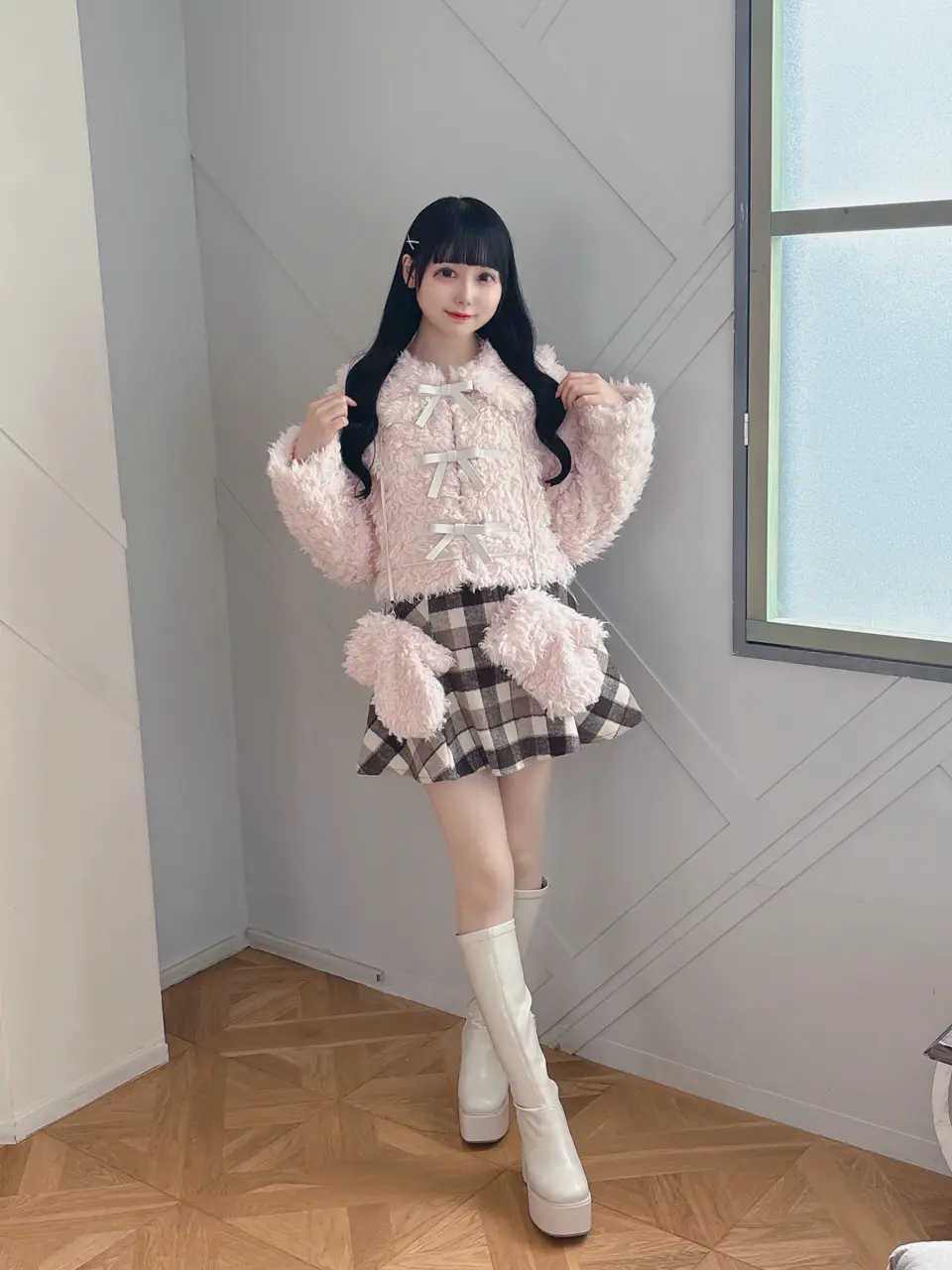 使用済❤︎evelyn ユルリボンコート ベージュ 使用済❤︎evelyn ユルリボンコート ベージュ 使用済❤︎evelyn ユル