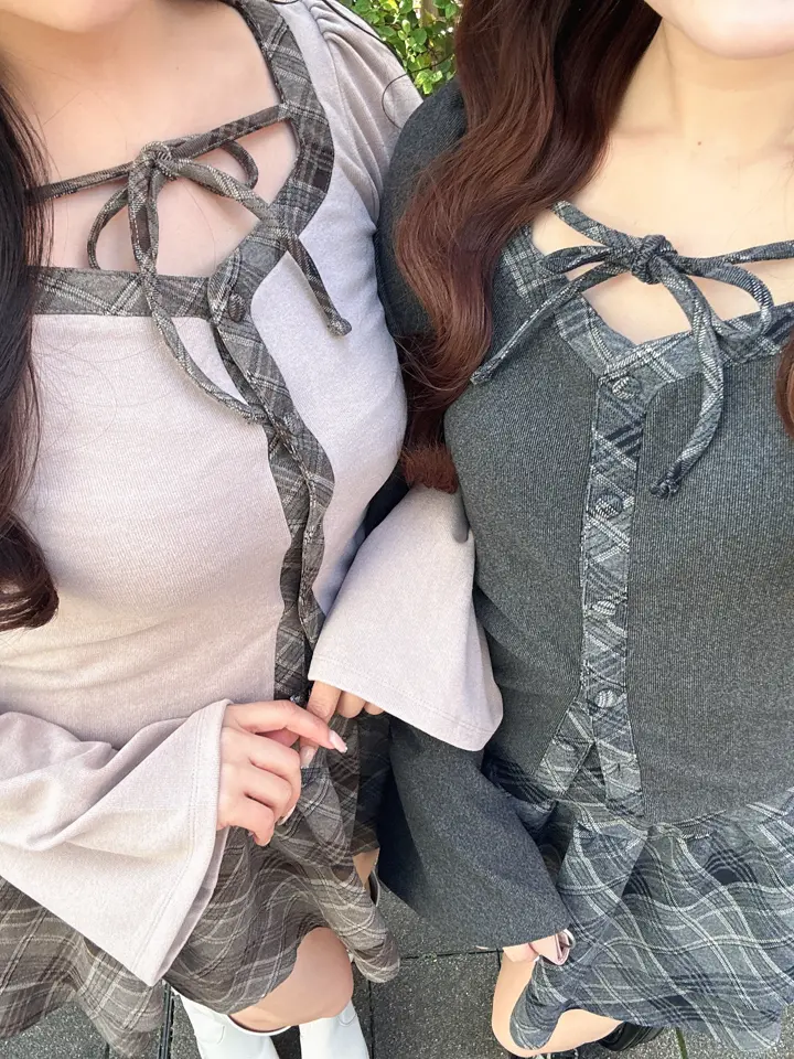 チェックカットセットアップ｜evelyn（エブリン）公式通販サイト