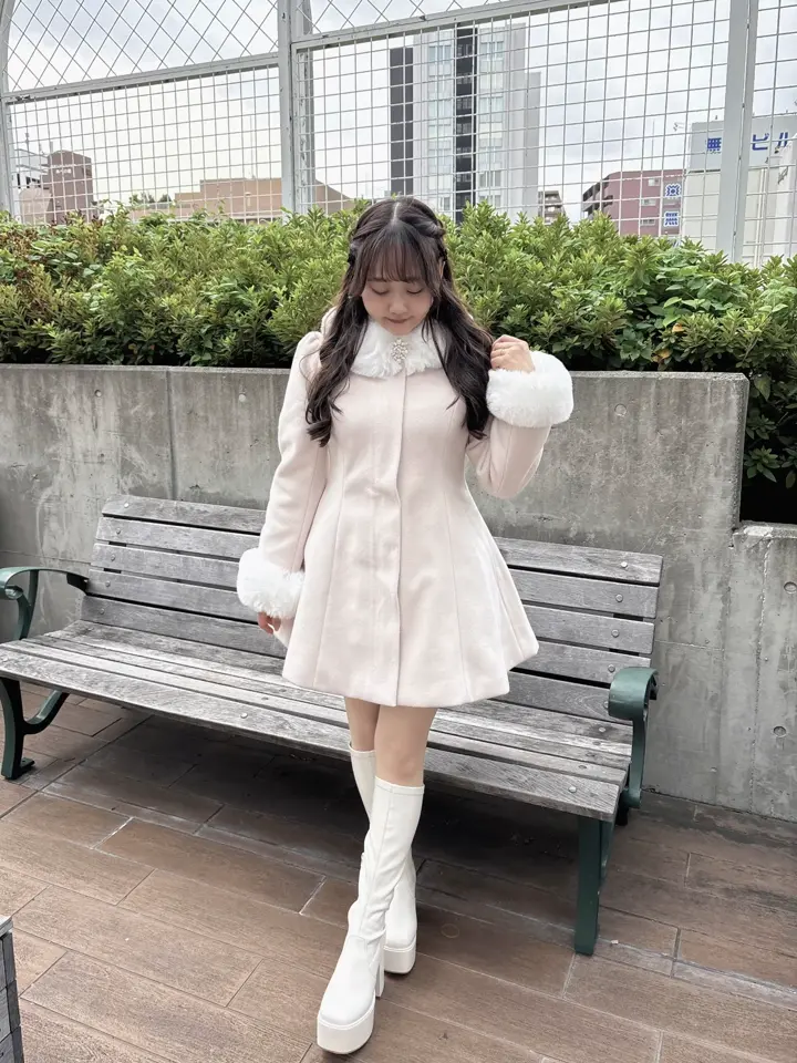 【新品】evelyn オリジナル厚底ブーツ ホワイト L 量産型 スナ系 オリジナル厚底ブーツ｜evelyn（エブリン）公式通販サイト