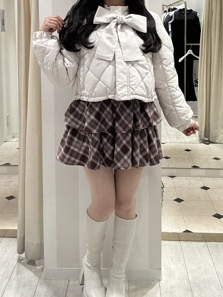 OBLI ティアードミニスカート（新品未使用） ティアードミニスカート｜evelyn（エブリン）公式通販サイト