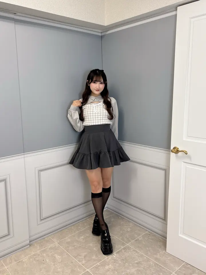 チェック襟ニット｜evelyn（エブリン）公式通販サイト