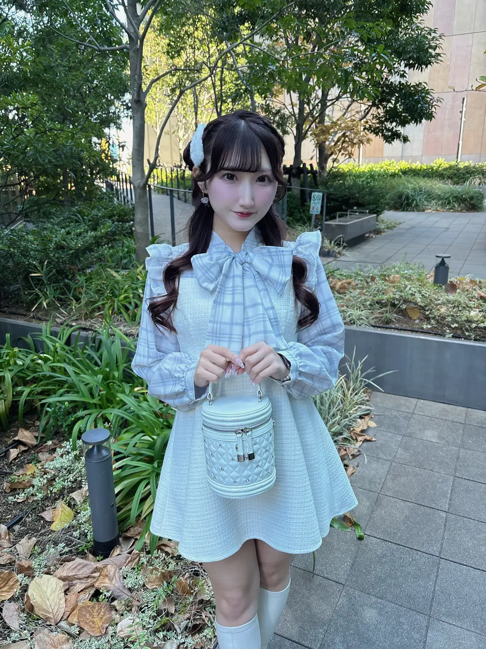 ドッキングツイードワンピース｜evelyn（エブリン）公式通販サイト