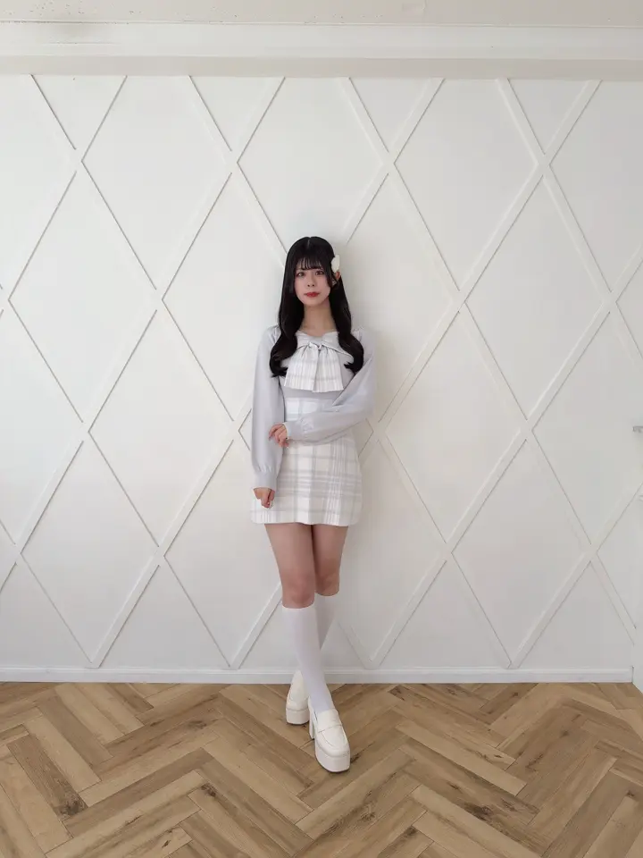 リボンチェックニットワンピース｜evelyn（エブリン）公式通販サイト