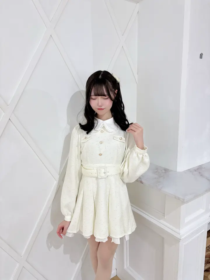 襟タックミニワンピース｜evelyn（エブリン）公式通販サイト