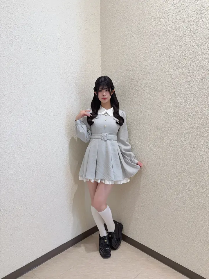 襟タックミニワンピース｜evelyn（エブリン）公式通販サイト